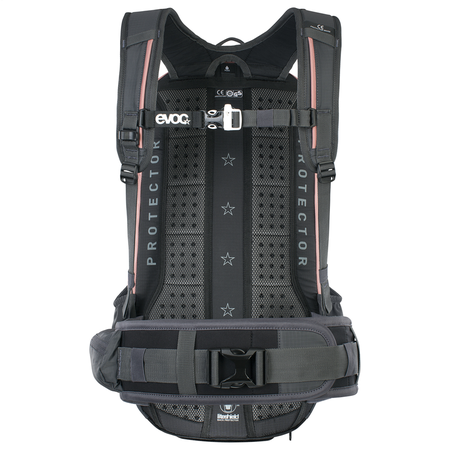 FR ENDURO Protektorenrucksack, 16 L / dusty pink/carbon grey / S
