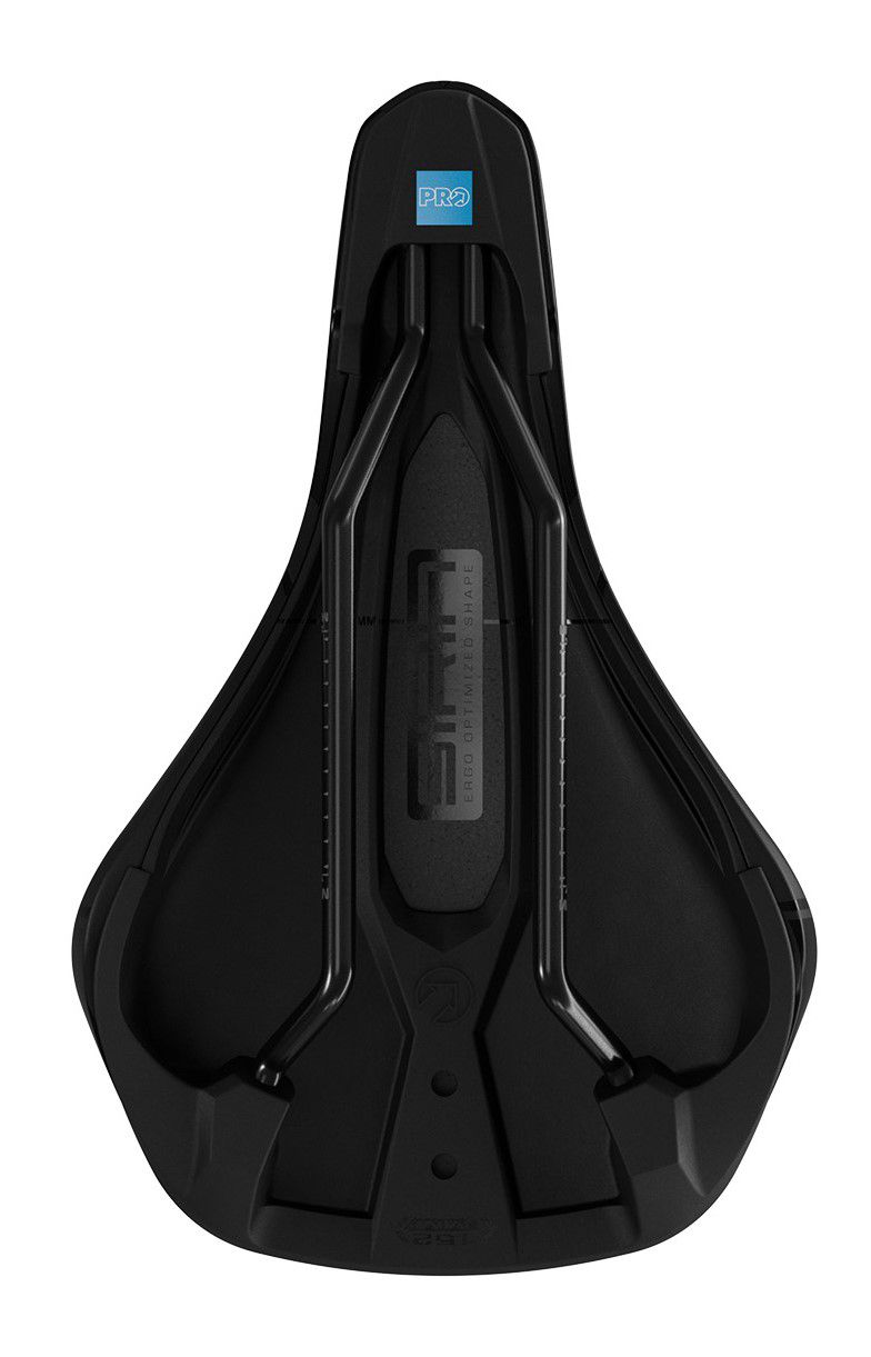 Sattel Sirin Team mit Öffnung schwarz / black / 152 mm