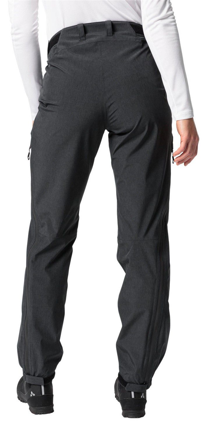 YARAS WARM Damen-Regenhose wattiert / black uni / 44