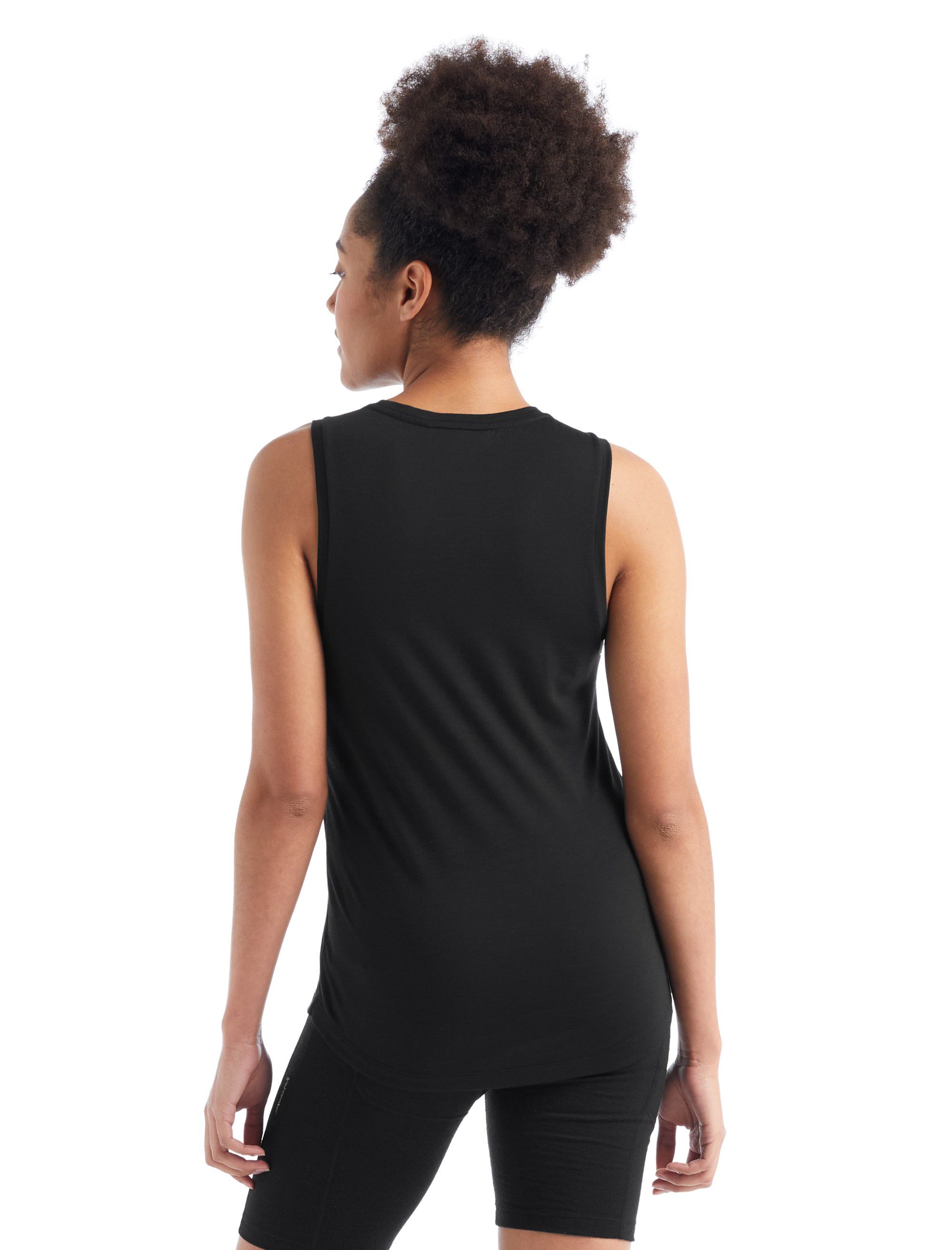 SPHERE II Damen-Merino-Tanktop / black / L