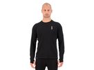 CASCADE Herren-Merino-Langarmshirt / black / L