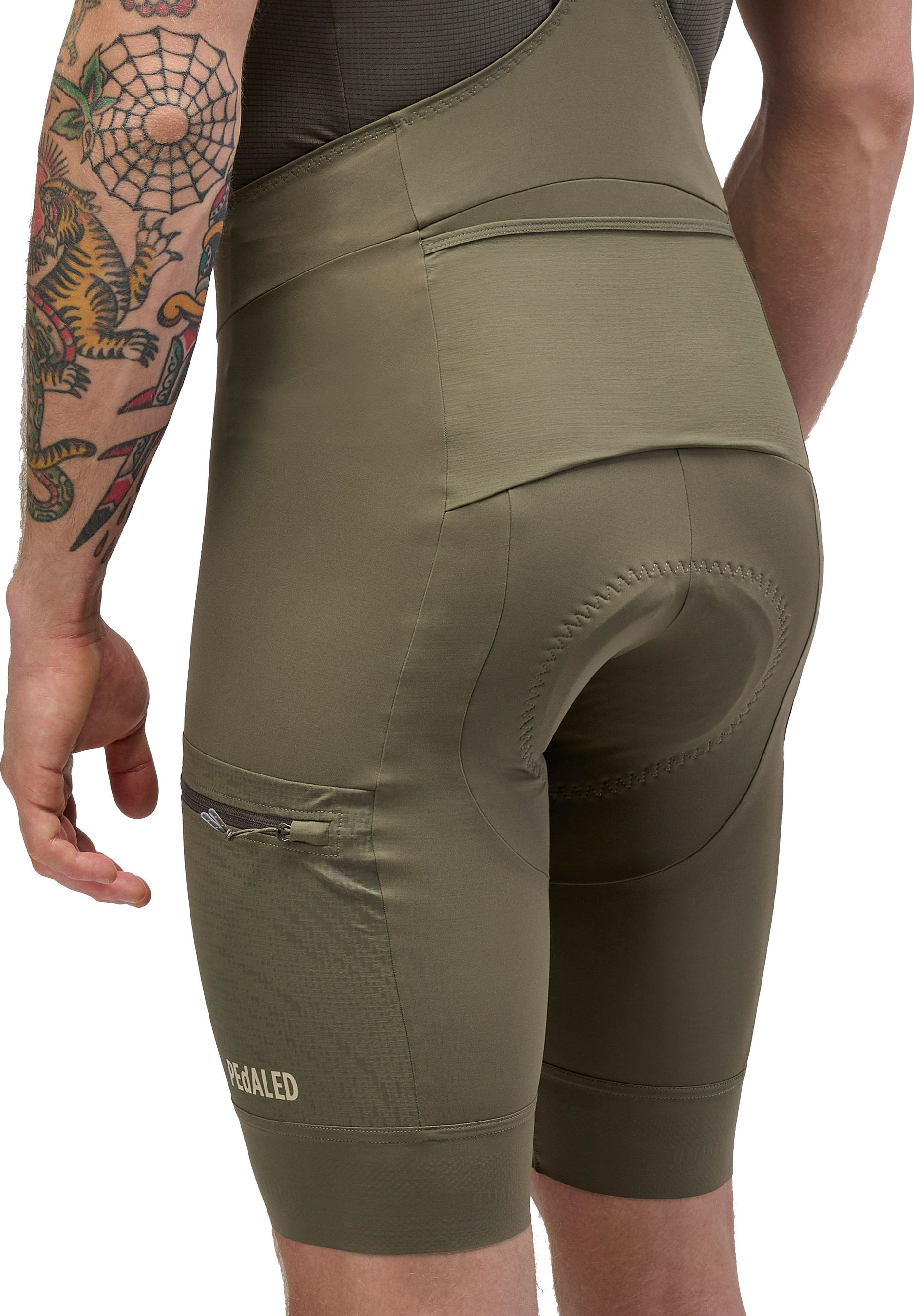 ODYSSEY Herren-Gravel-Trägerhose / military green / L