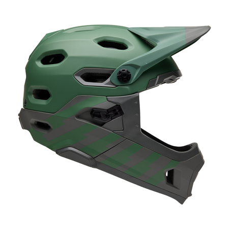 Super DH Spherical MIPS Helmet / matte green/gray rumble / L