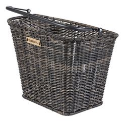 Bremen Rattan Look KF Fahrradkorb vorne / naturbraun