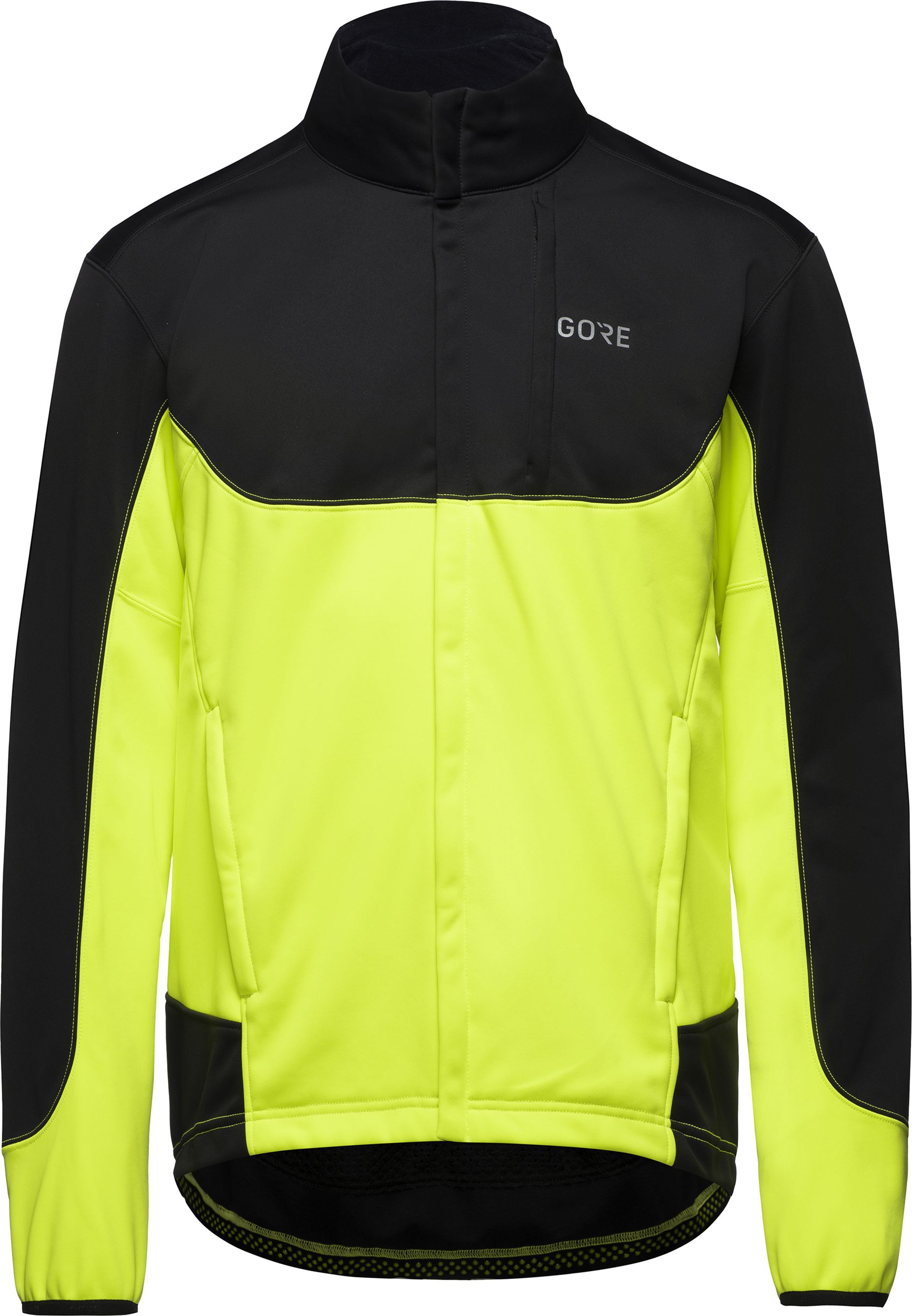 C5 GWS THERMO TRAIL Herren-Softshelljacke / black/neon yellow / M