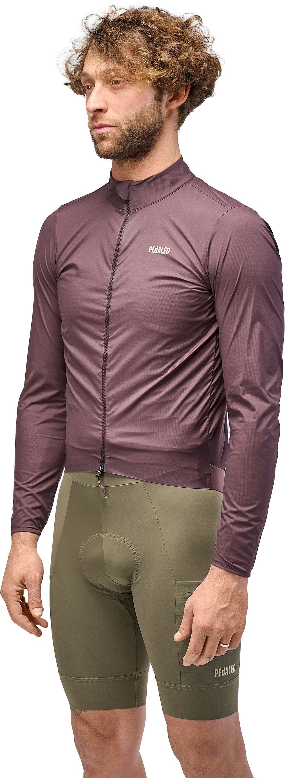 ODYSSEY HIGH VISIBILITY Herren-Gravel-Windjacke / burgundy / XXL