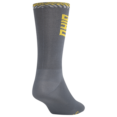 Comp Racer High Rise Sock / dark shark/spectra yellow / M