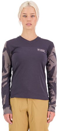 REDWOOD ENDURO Damen-Langarmshirt / shale/fragments / M