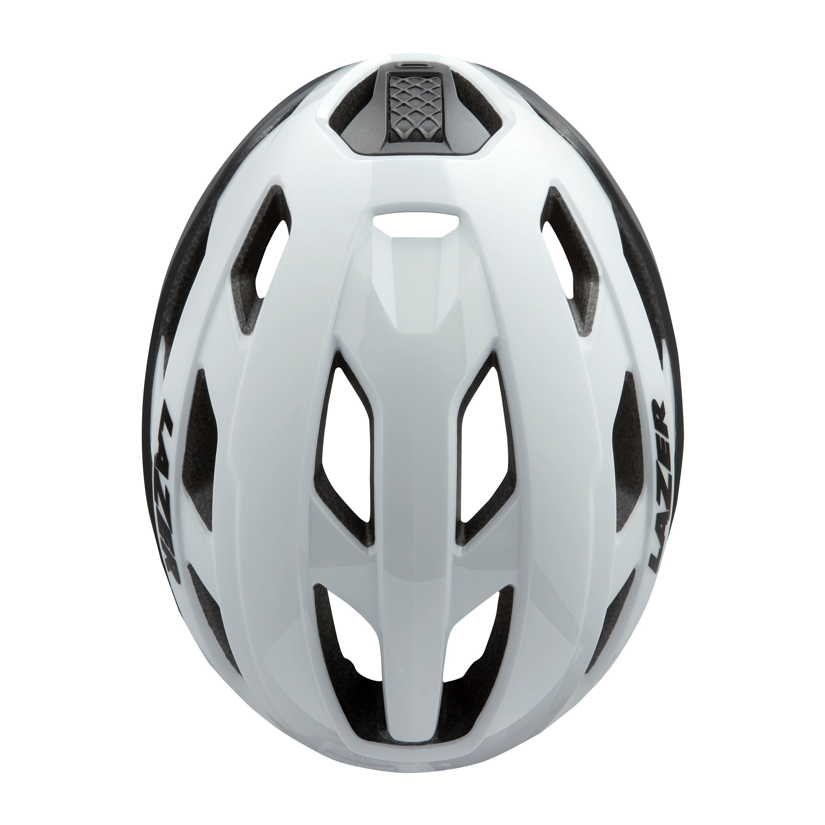 LAZER Unisex Road Strada KinetiCore Helm / white / M