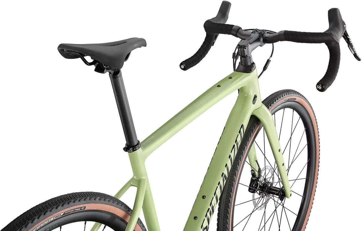 DIVERGE SPORT CARBON Gravelbike / limestone black chrome clean / 56 CM