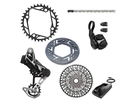 Groupset XX Eagle AXS Transmission 104BCD / black/silver / 34T