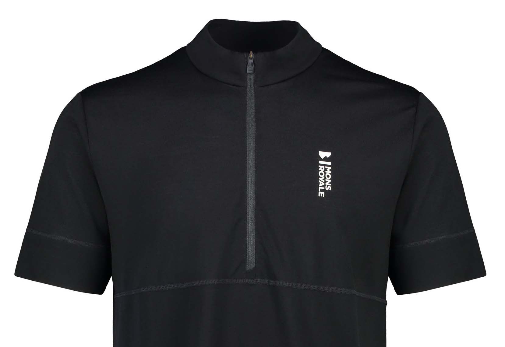 CADENCE Herren-Kurzarmtrikot / black / S
