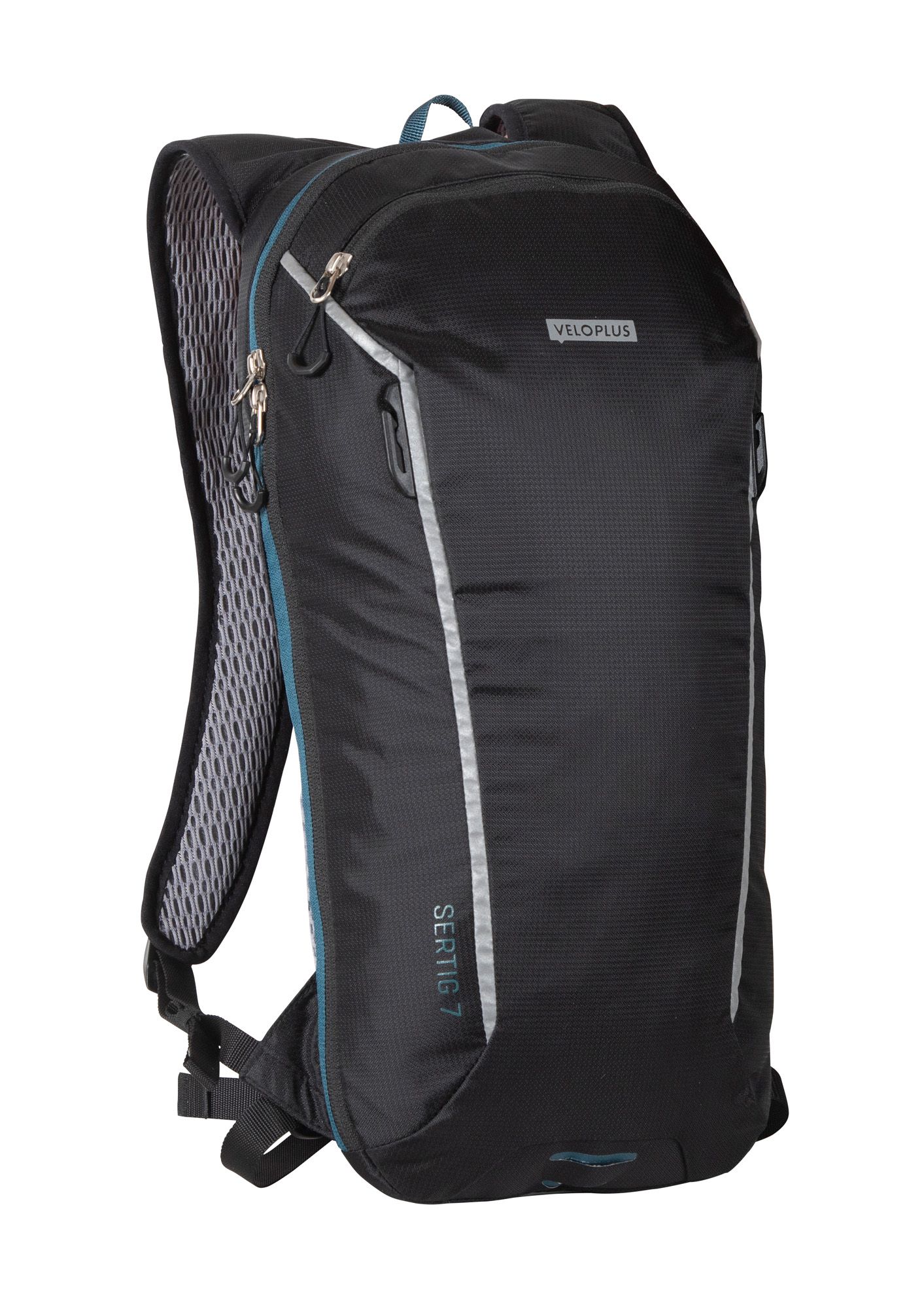 SERTIG 7 Rucksack, 7l / schwarz/petrol / 7l