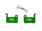 DISC C 16 Bremsbelag, organisch, für Shimano M975/M966/M775/M765/M585/M535/M665 / grün / ORGANISCH