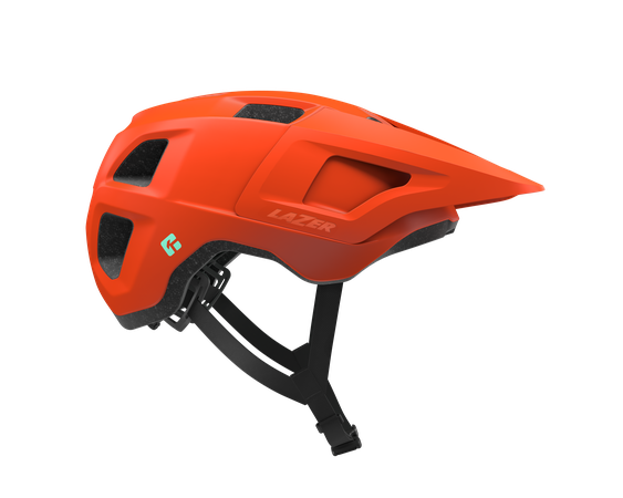 LAZER Unisex MTB Lupo KinetiCore Helm / matte flash orange