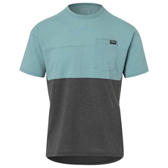 RIDE Herren-Gravel-Kurzarmshirt / mineral/charcoal / L