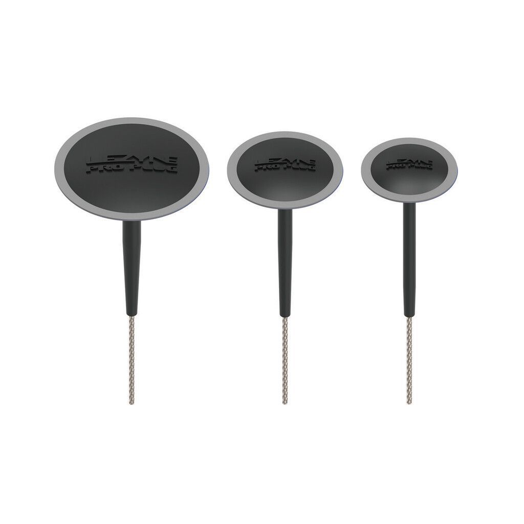 Tubeless Pro Plugs / 3, 3.5, 4.5mm, Schleifpads, tuben
