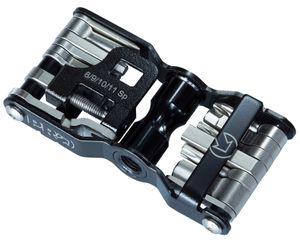 Minitool 20 Funktionen Stahl schwarz / schwarz