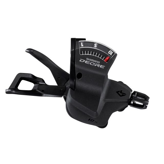LINKGLIDE DEORE M5130 Schalthebel / schwarz / rechts 10-Gang mit Ganganzeige