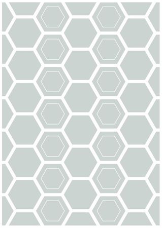 HONEYCOMB Rahmensticker Reflective weiss / weiss