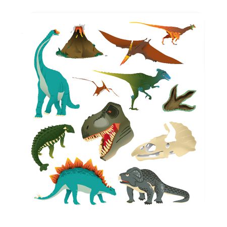 REFLEXSTICKER KID SET / dinos