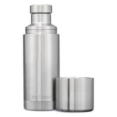 TKPro Thermosflasche 750ml mit Deckel / brushed stainless / 7.5DL