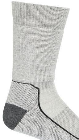 HIKE+ MEDIUM Unisex-Merino-Socken / blizzard hthr / L=44-46