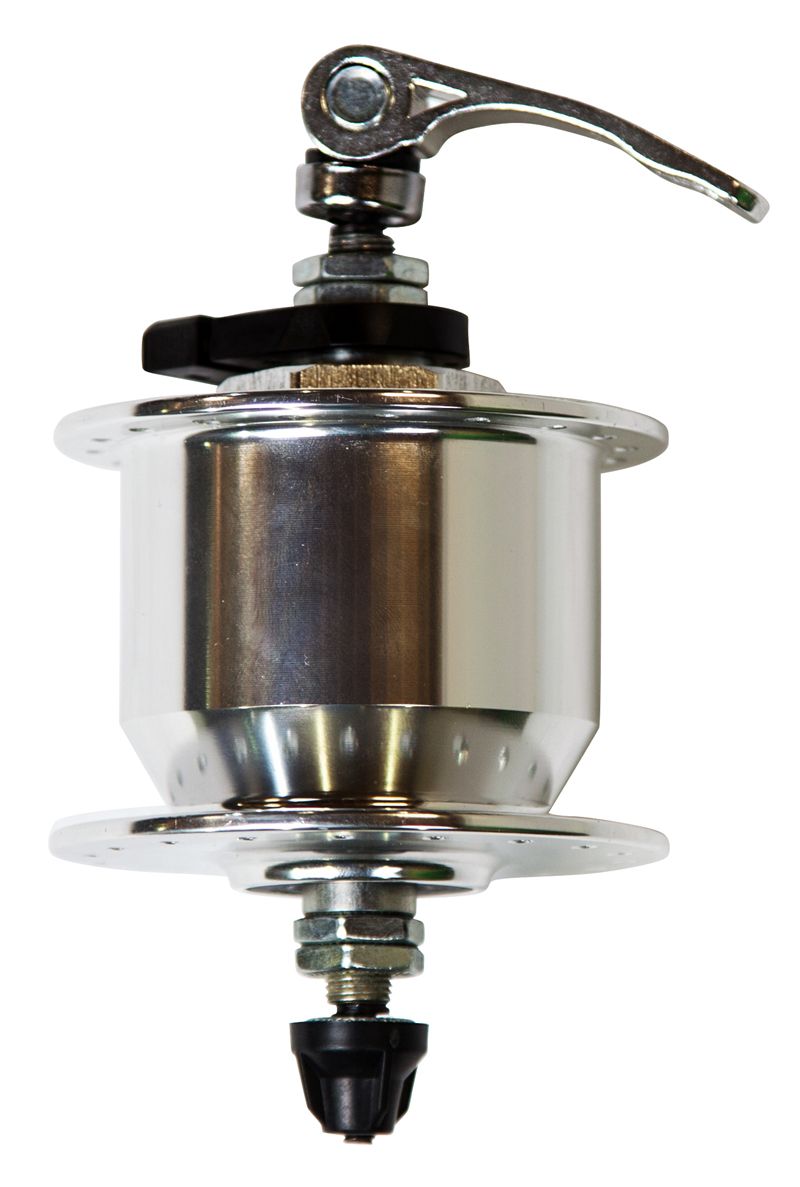 FELIX NABENDYNAMO / für Felgenbremsen, 36L, 3W/6V, Schnellspanner