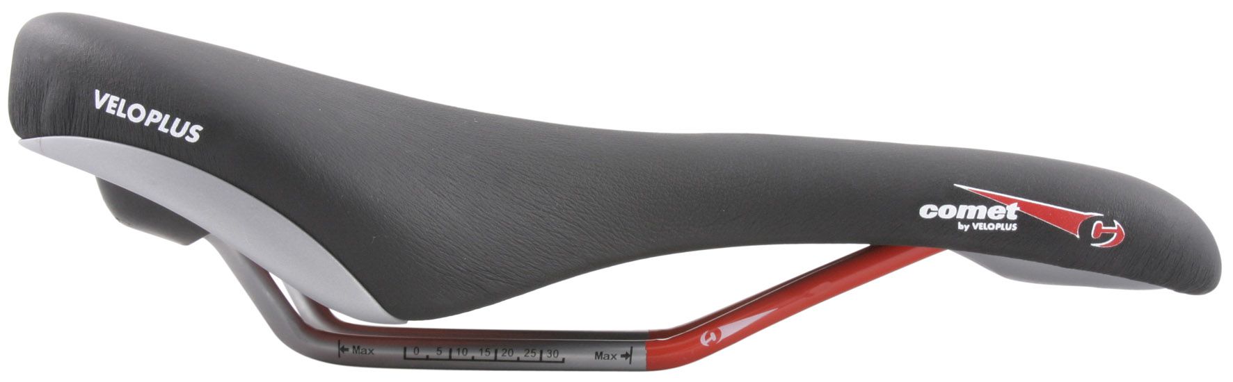 COMET Velosattel / schwarz-rot