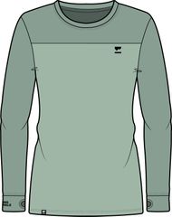 YOTEI BF Damen-Merino-Langarmshirt / glacier/dew / M