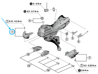 Typenschild ST-RX820 / links