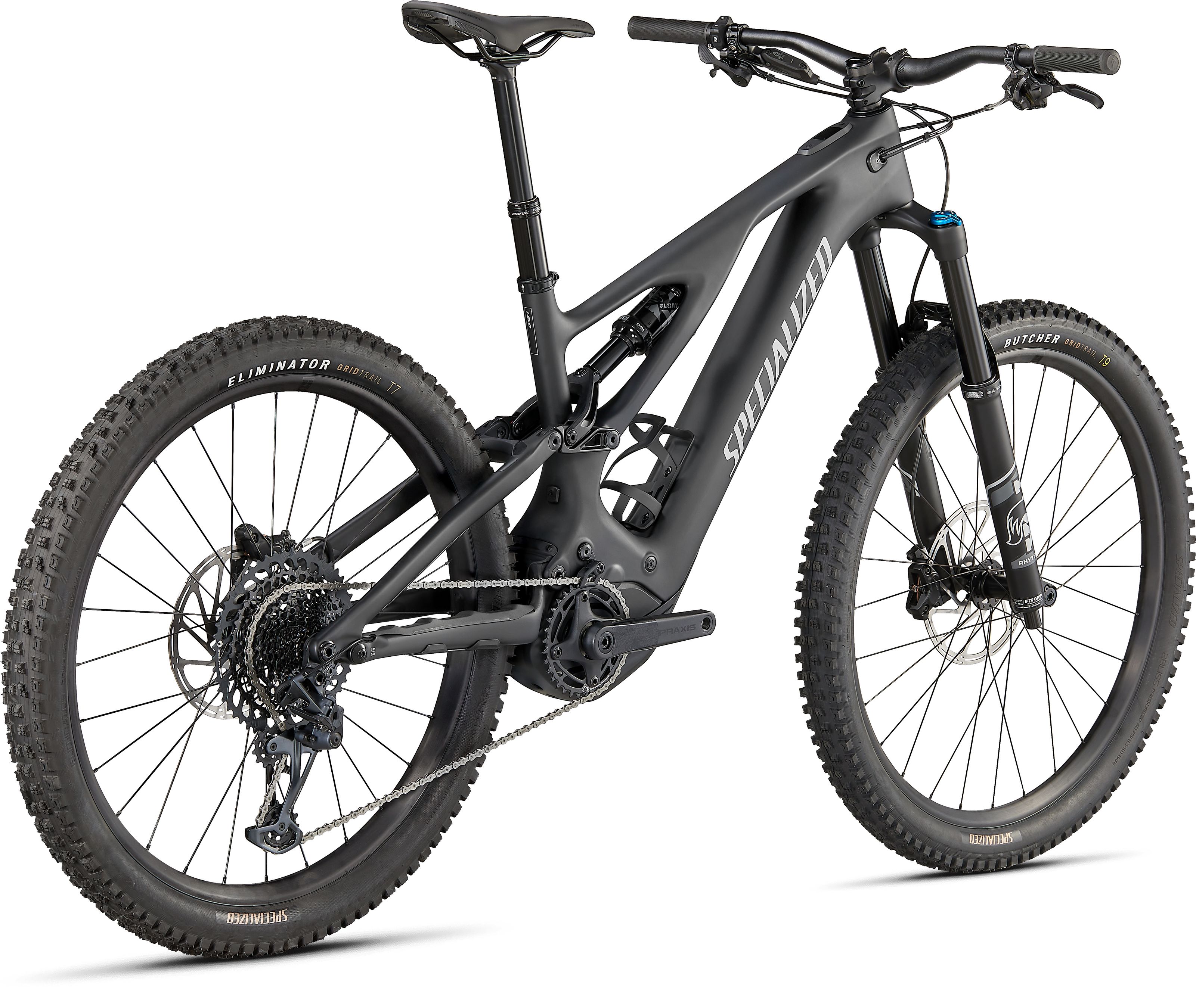 LEVO COMP CARBON E-MTB Fully / black light silver black / S2