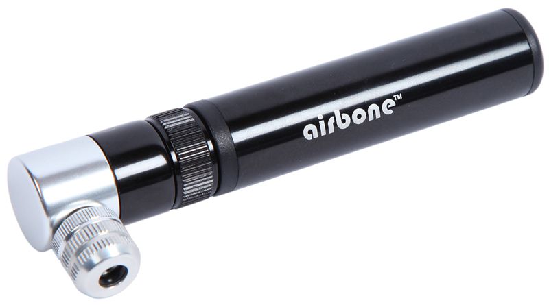 DUAL Minipumpe mit CO2-Adapter und CO2-Patrone / schwarz