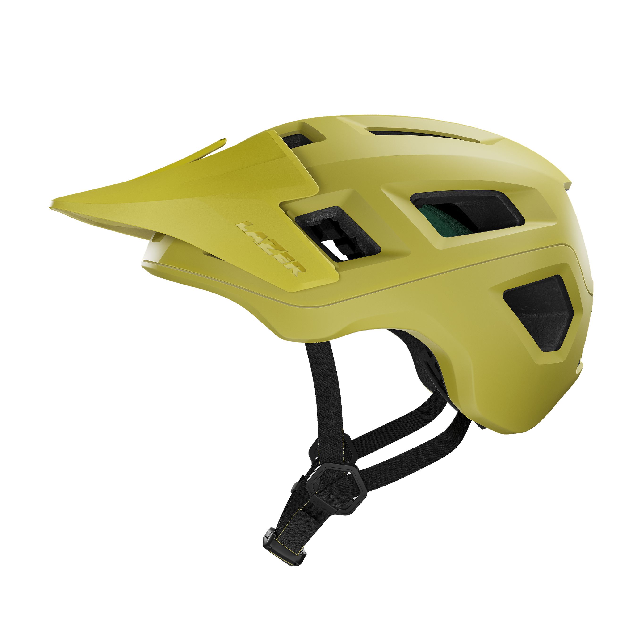 LAZER Unisex MTB Coyote KinetiCore Helm / green tea / S