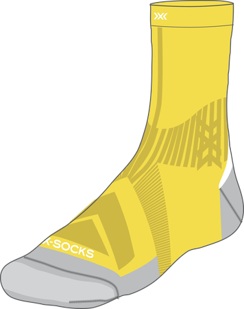 Men Bike Perform Crew / flash yellow / 42-44