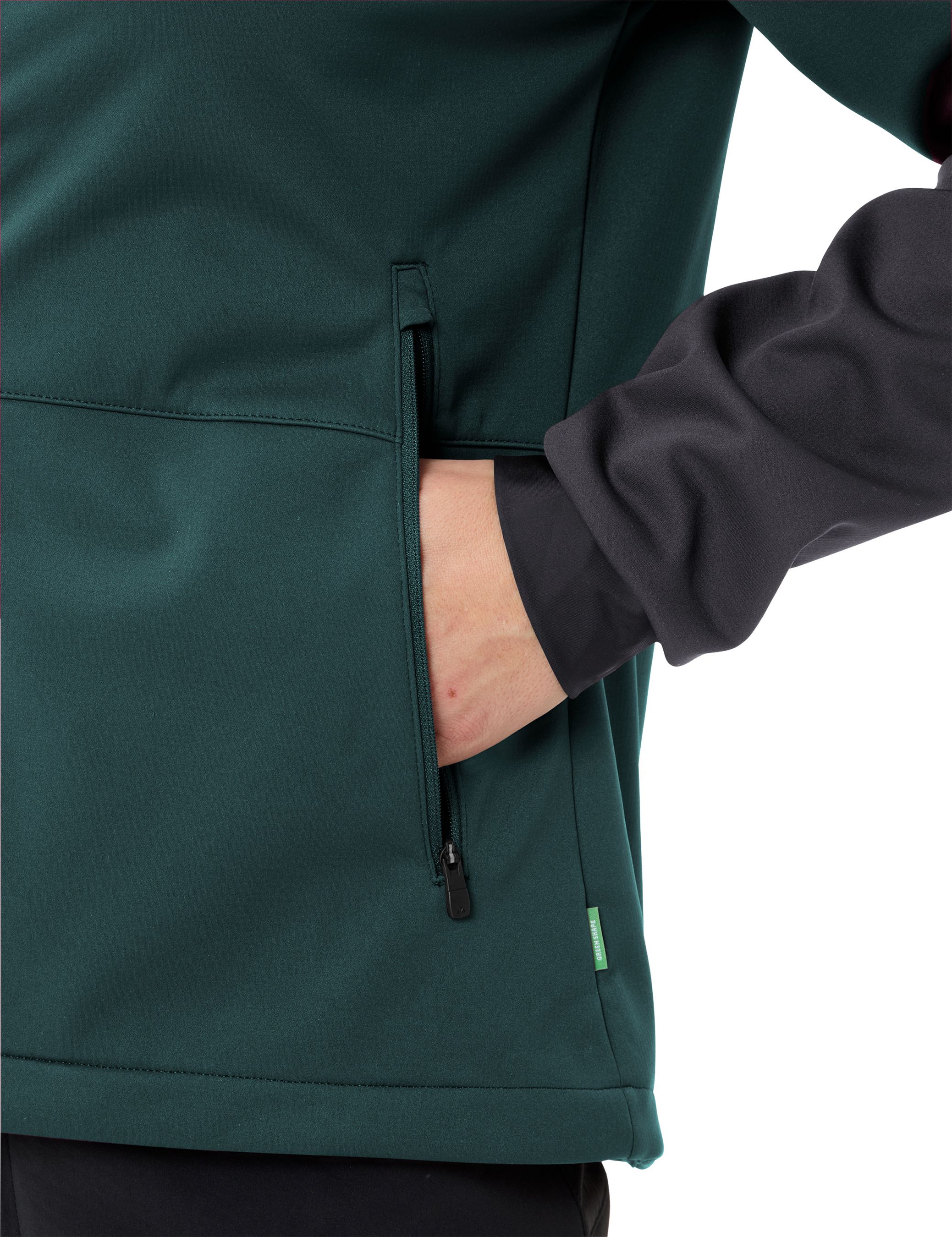 QIMSA Damen-Softshelljacke / deep pond / 36