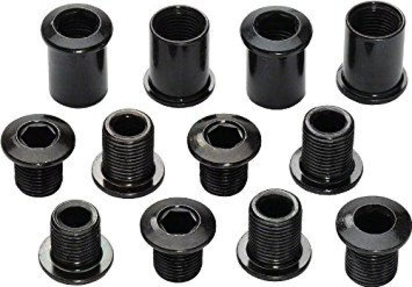 Chainring Bolt KIT 4X2 M8.5X12.5/M8.5X9.5/M8QTY 4 / black