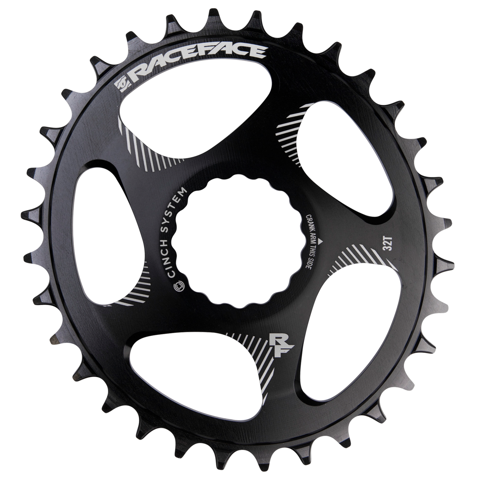 RF DM Oval Chainring Sram1x10-12/SHI 11SPD52/56CL / black / 34T