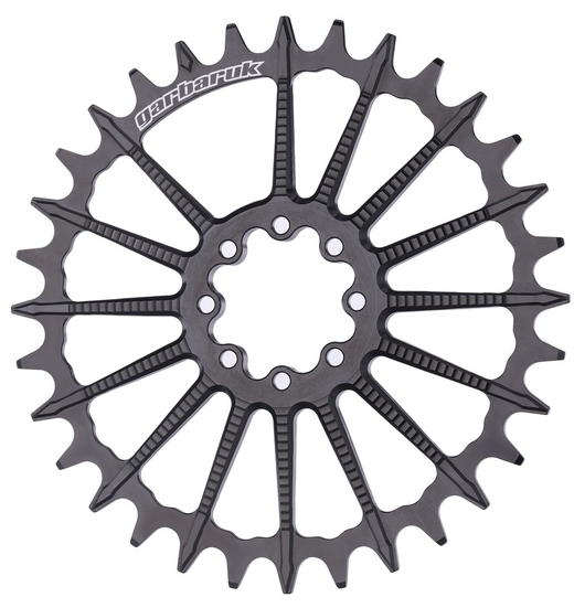 DM ROAD CUSTOM Kettenblatt Sram 8-Bolt, Versatz 6mm / black / 34 Zähne