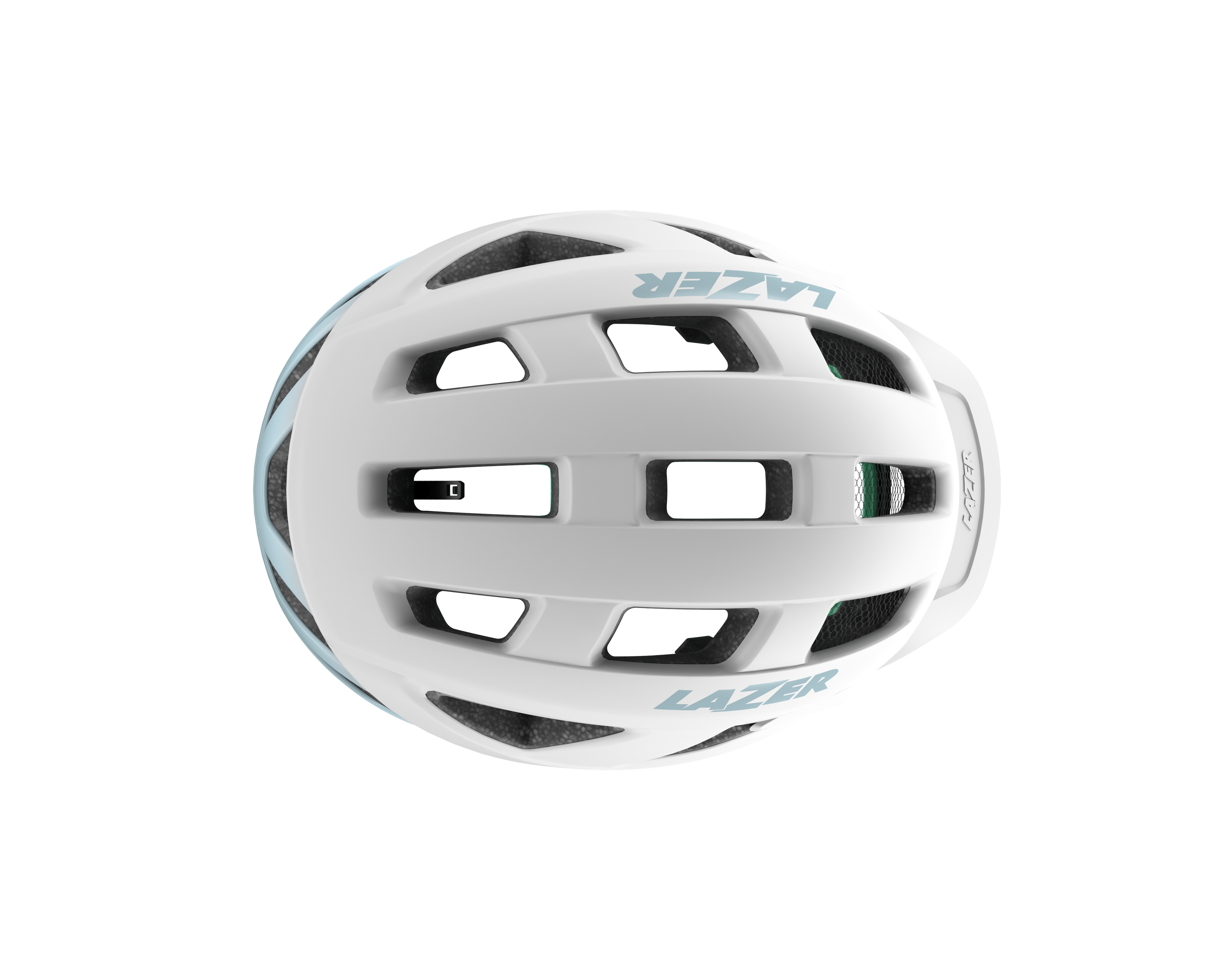 LAZER Unisex Road Cerro KinetiCore Helm / white mint / S