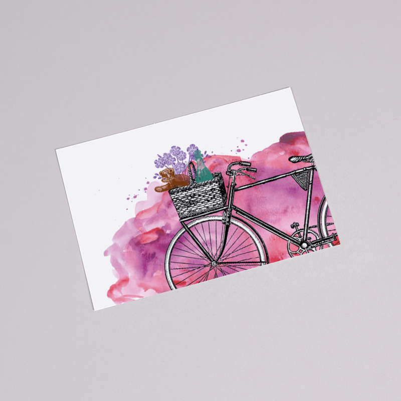 PEDRO PEDAL Postkarte / Grusskarte