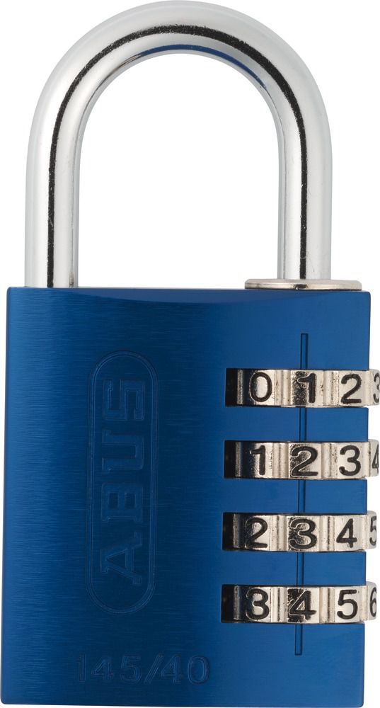 Abus Vorhangschloss 145 Code blue / blue / 77 mm, 40 mm, 6 mm