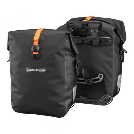 GRAVEL-PACK Taschen (Duo) / black matt / 2 x 14.5l