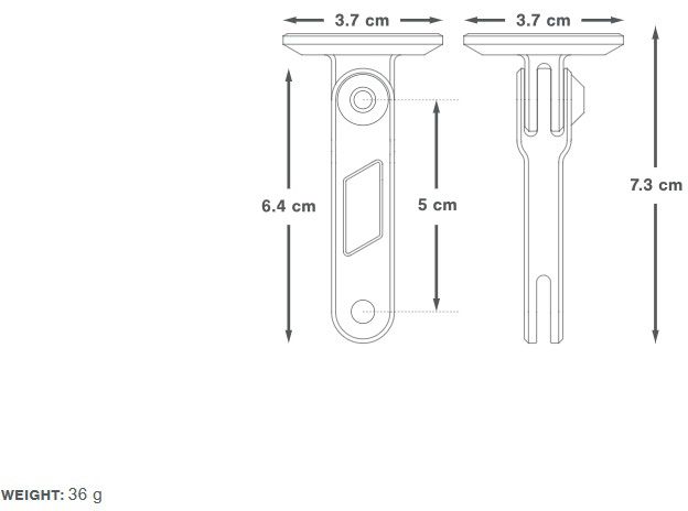 EXPEDITION GPS MOUNT GPS-Halterung / black