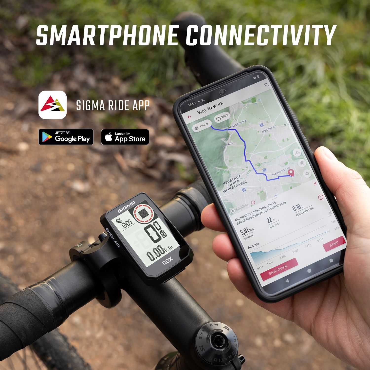 Sigma Computer ROX 2.0 GPS Set / schwarz