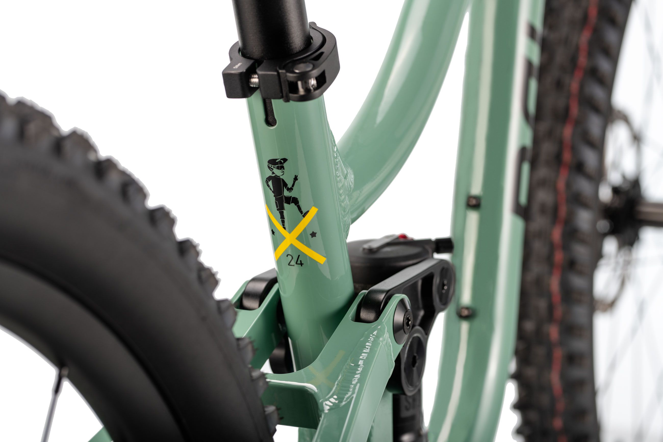 MOUNTAIN JACK 24 Kinder- und Jugendvelo / pale green / 24 ZOLL
