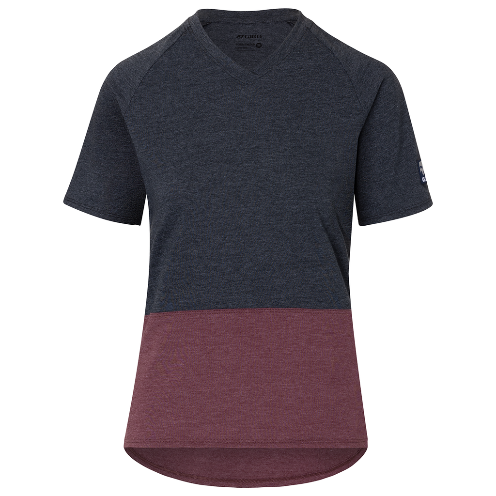 W Arc Jersey / charcoal/maroon / XS
