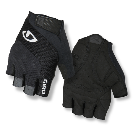 TESSA GEL Damen-Kurzfingerhandschuhe / black/white / S
