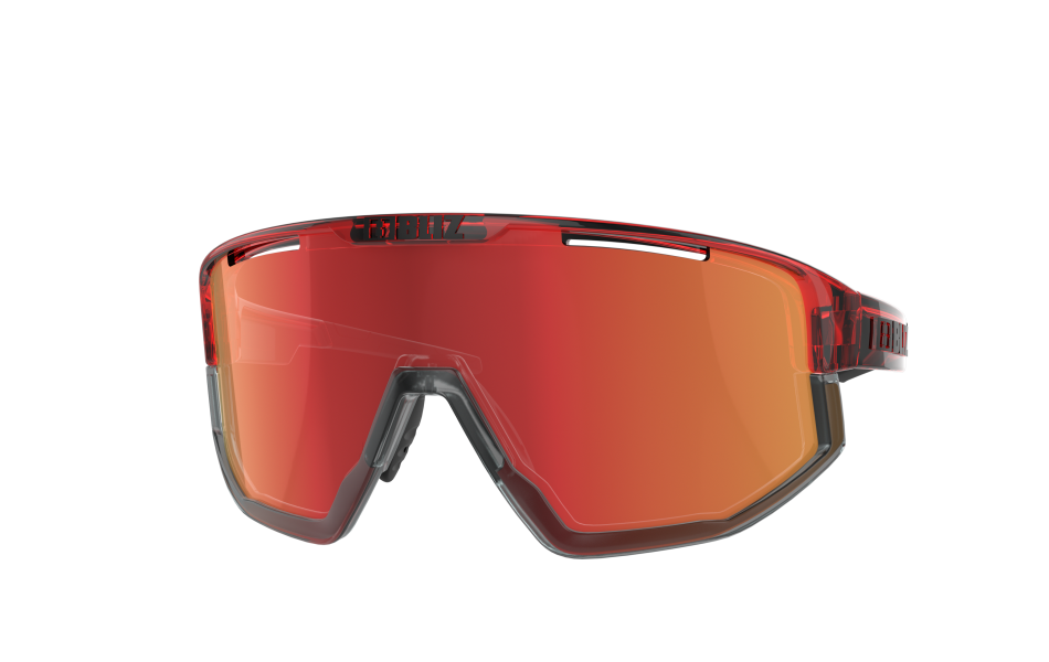 FUSION Sportbrille / transparent red