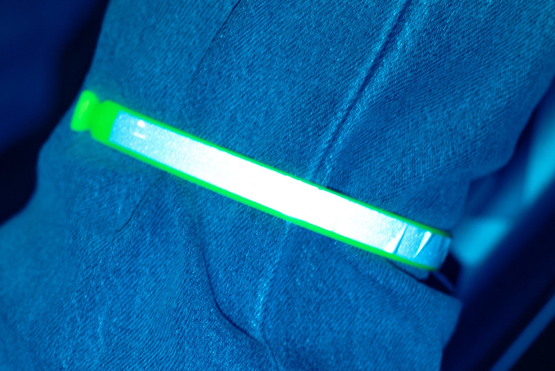 TROUSER CLIP reflektierende Hosenspangen / gelb